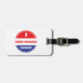 Ik heb vandaag biologisch geteeld bagagelabel (Voorkant horizontaal)