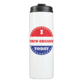 Ik heb vandaag biologisch geteeld thermosbeker (Voorkant)