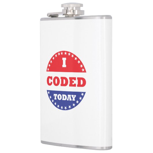 Ik heb vandaag code geschreven heupfles (Links)