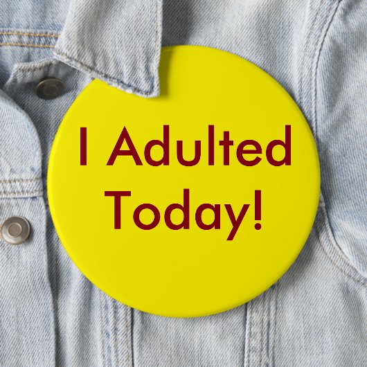 Ik heb vandaag de Button aangenomen (In situ)