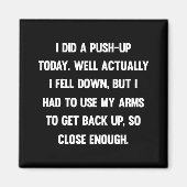 Ik heb vandaag een duw gedaan. Nou eigenlijk viel  Magneet (Voorkant)