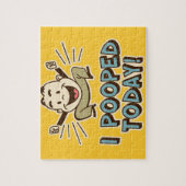 Ik heb vandaag een grappige Humor van Toilet gepoo Legpuzzel (Verticaal)