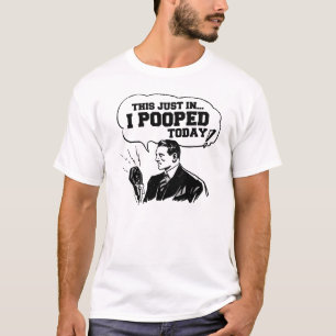 Ik heb vandaag een radio-aankondiging gedaan. t-shirt