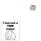 Ik heb vandaag een TON postzegel geleerd Rubberstempel (Gestempeld)