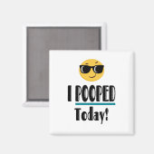 Ik heb vandaag Emoji Funny Sarcastic geOPT Magneet (Voorkant / Achterkant)
