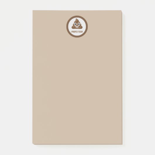 Ik heb vandaag Emoticon na haar glimlachen Post-it® Notes (Voorkant)