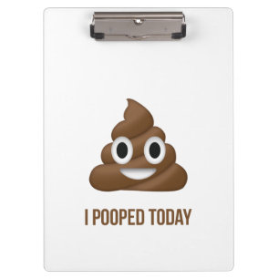 Ik heb vandaag Funny Brown Emoji gepoold Klembord