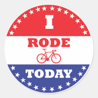 Ik heb vandaag gebeld ronde sticker