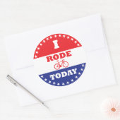 Ik heb vandaag gebeld ronde sticker (Envelop)