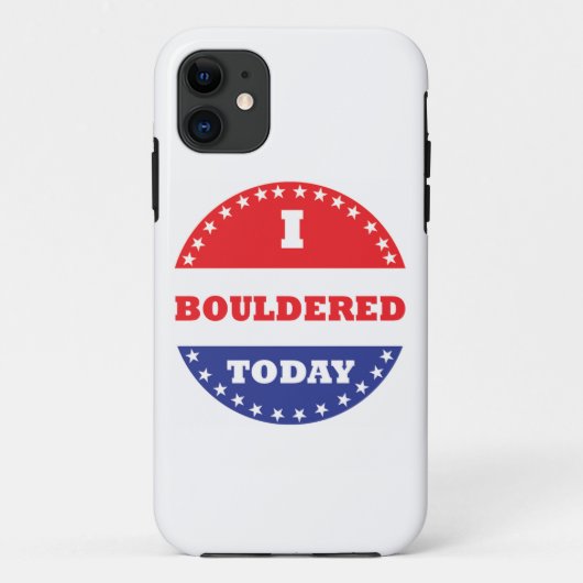 Ik heb vandaag geboulderd Case-Mate iPhone case (Achterkant)