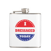 Ik heb vandaag gedresseerd heupfles (Voorkant)