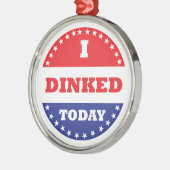 Ik heb vandaag gedronken Pickleball Metalen Ornament (Links)