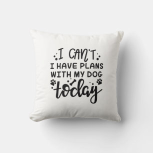 Ik heb vandaag geen plannen met mijn hond kussen