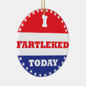 Ik heb vandaag gefascineerd keramisch ornament (Rechts)