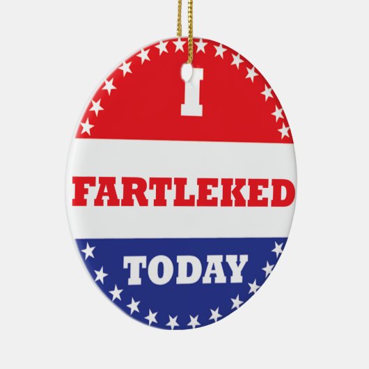 Ik heb vandaag gefascineerd keramisch ornament (Rechts)