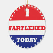 Ik heb vandaag gefascineerd keramisch ornament (Links)