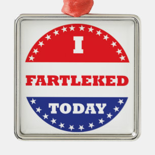 Ik heb vandaag gefascineerd metalen ornament