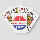 Ik heb vandaag gefascineerd pokerkaarten (Achterkant)