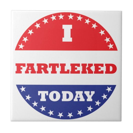 Ik heb vandaag gefascineerd tegeltje (Voorkant)