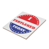 Ik heb vandaag gefascineerd tegeltje (Zijkant)