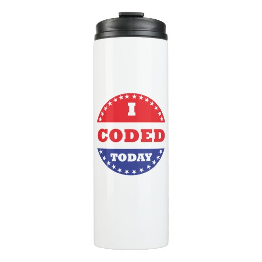 Ik heb vandaag gegoten thermosbeker (Voorkant)