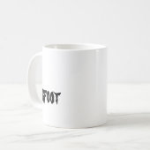 Ik heb vandaag gekatst (gepoopt) - Bigfoot Sasquat Koffiemok (Voorkant links)