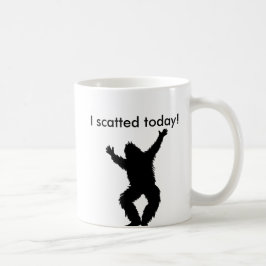 Ik heb vandaag gekatst (gepoopt) - Bigfoot Sasquat Koffiemok