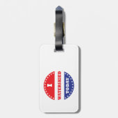 Ik heb vandaag gekeken bagagelabel (Achterkant verticaal)