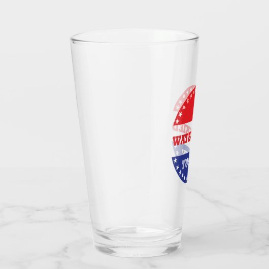 Ik heb vandaag gekeken glas (Rechts)