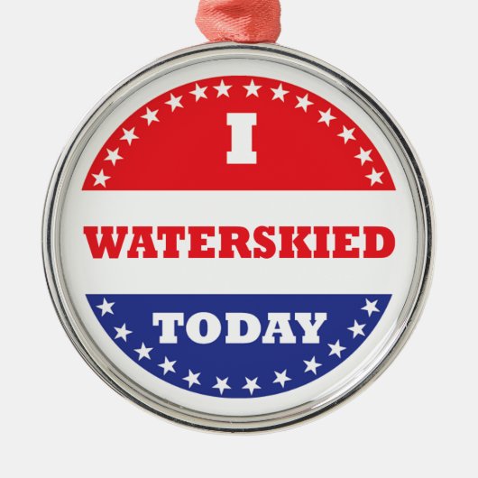 Ik heb vandaag gekeken metalen ornament (Voorkant)