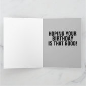 IK HEB VANDAAG GEOPEND! FUNNY BIRTHDAY-KAARTEN VOO KAART (Binnen)