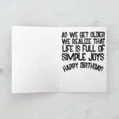 IK HEB VANDAAG GEOPEND! FUNNY GREETING BIRTHDAY CA KAART (Binnen)