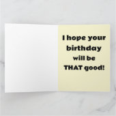 IK HEB VANDAAG GEOPEND! FUNNY OVER DE HILL BIRTHDA KAART (Binnen)