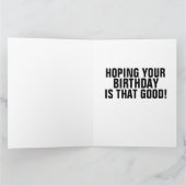 IK HEB VANDAAG GEOPEND! FUNNY OVER DE HILL BIRTHDA KAART (Binnen)