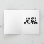 IK HEB VANDAAG GEOPEND! FUNNY OVER DE HILL BIRTHDA KAART (Binnen)