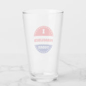 Ik heb vandaag gepaardgeglijen glas (Achterkant)