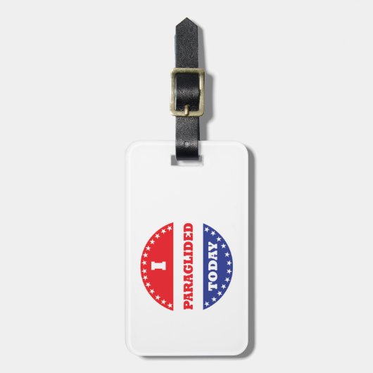 Ik heb vandaag geparkeerd bagagelabel (Voorkant verticaal)