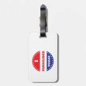 Ik heb vandaag geparkeerd bagagelabel (Achterkant verticaal)