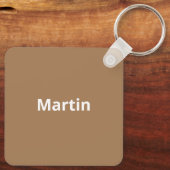 Ik heb vandaag gepoept gepersonaliseerde Poo Emoji Sleutelhanger (Achterkant)