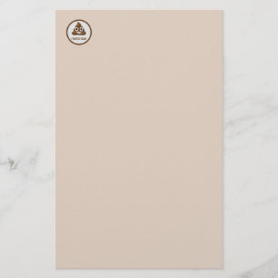 Ik heb vandaag gepoept Lachende Emoticon Notities Briefpapier