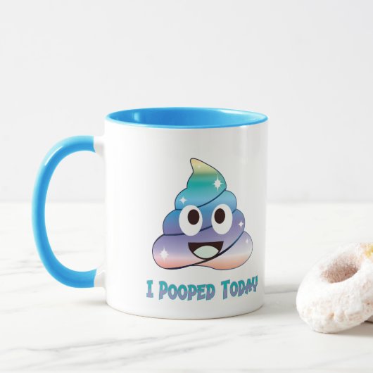 ik heb vandaag gepoept mok (Met donut)