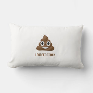 Ik heb vandaag gepoept Poep Emoji Kussen