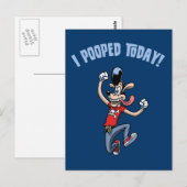 Ik heb vandaag gepoold. briefkaart (Voorkant / Achterkant)