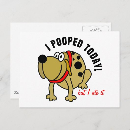 Ik heb vandaag gepoold briefkaart (Voorkant / Achterkant)