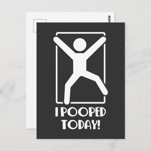 Ik heb vandaag gepoold - Fart Jokes die boyvriend  Briefkaart (Voorkant / Achterkant)