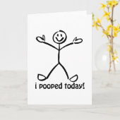 Ik heb vandaag gepoold kaart (Gele Bloem)