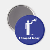 Ik heb vandaag gepoold magneet (Voorkant / Achterkant)