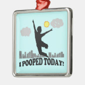 Ik heb vandaag gepoold metalen ornament (Links)