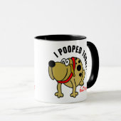 Ik heb vandaag gepoold mok (Voorkant rechts)