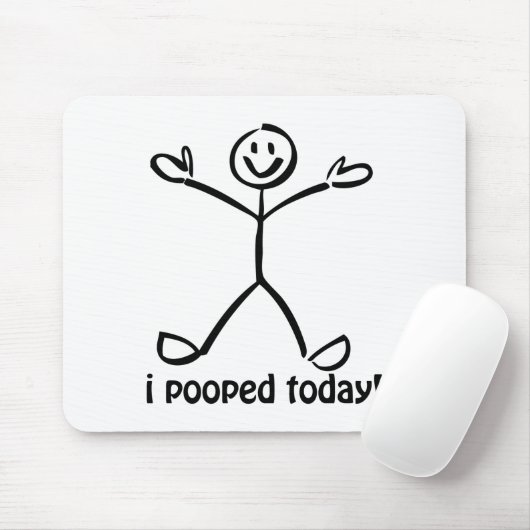 Ik heb vandaag gepoold muismat (Met muis)